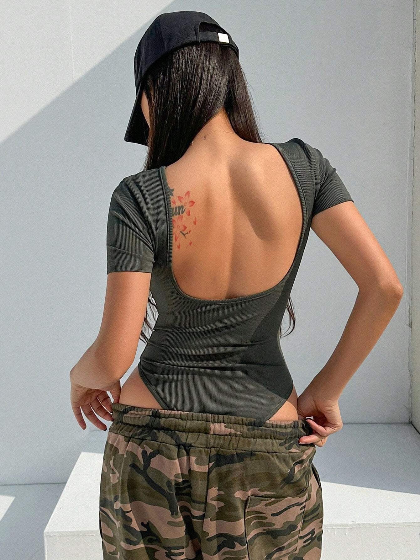 Wrap Short Sleeve Bodysuit