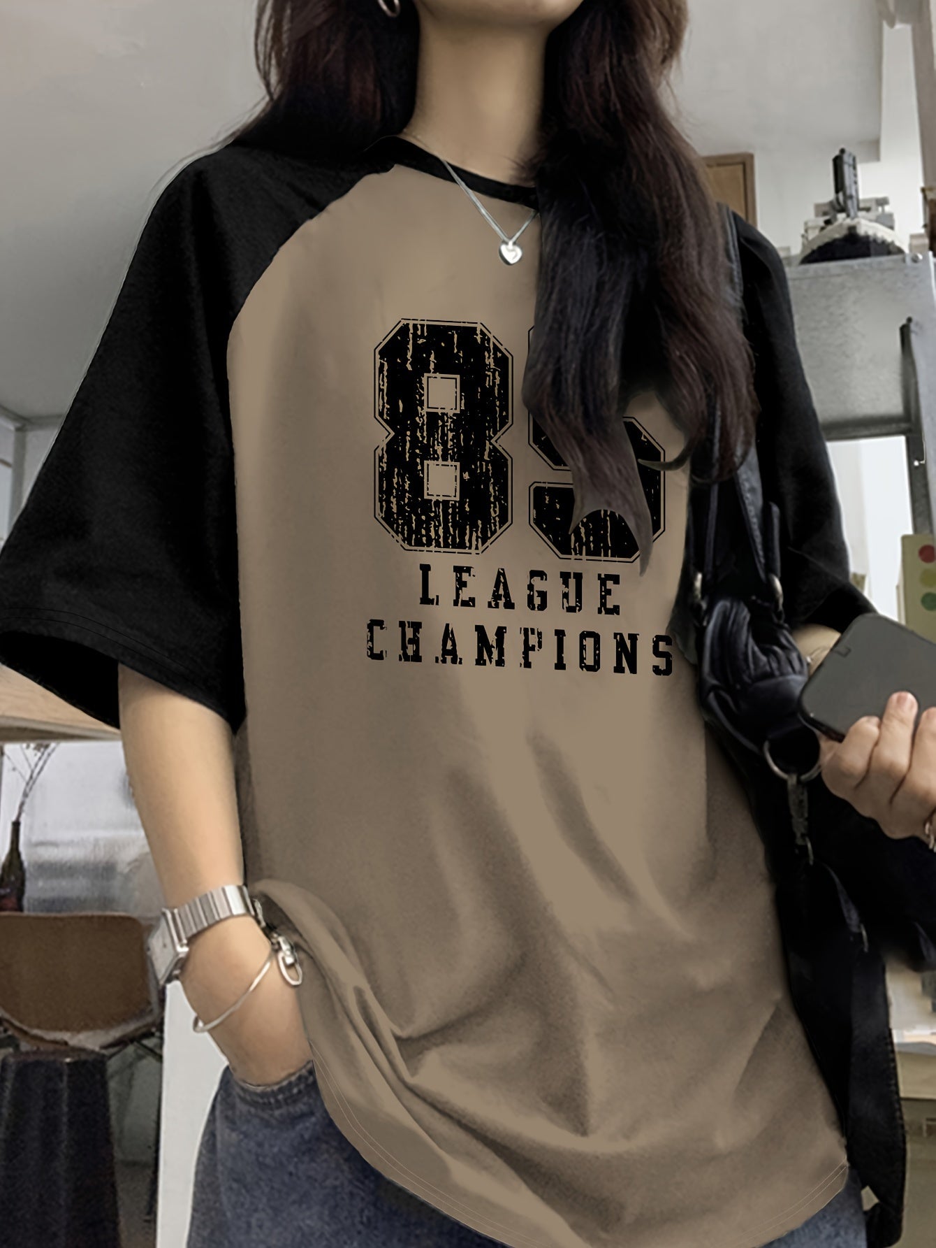 Casual League Champions Graphic Tee Short Sleeve T-shirt