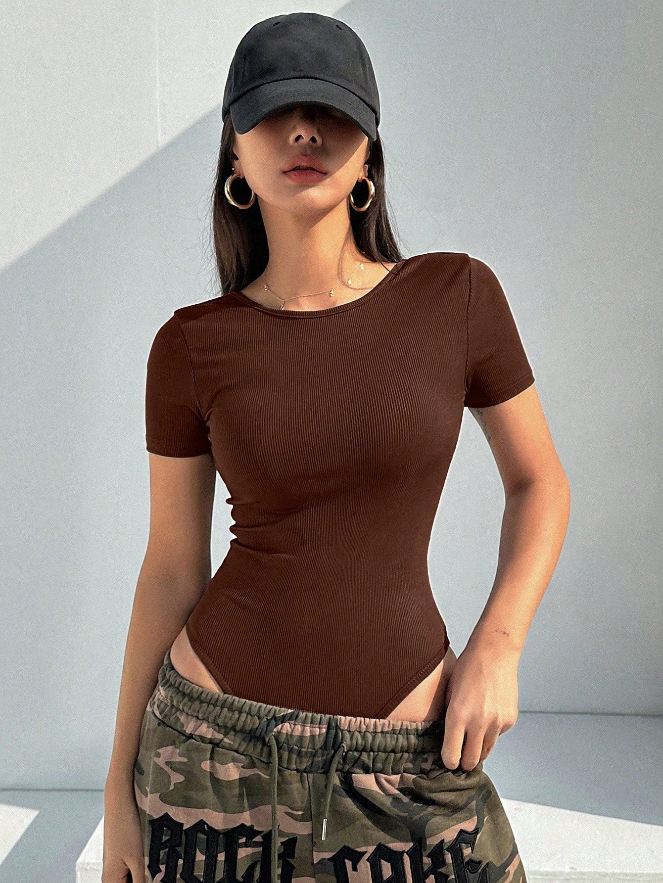 Wrap Short Sleeve Bodysuit