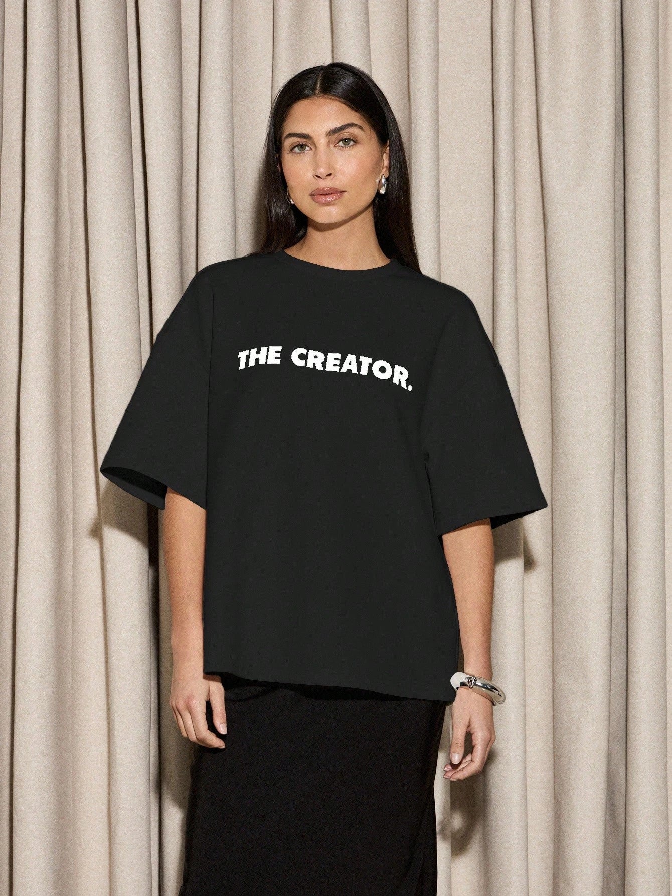 The Creator Oversized T-Shirt Streetwear Statement Piece Casual Designer Tee Urban