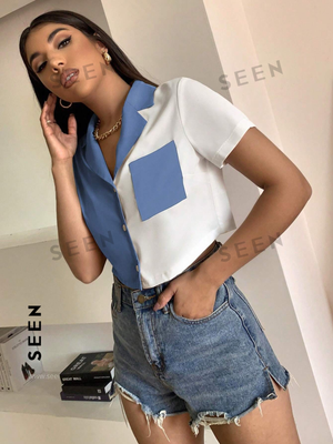 Blue White