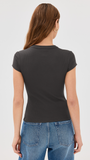 Ribbed Knit Cardigan - Stylish Solid Color T-Shirt with Full-Button Front and Ribbed Detailing, Perfect for Casual Wear