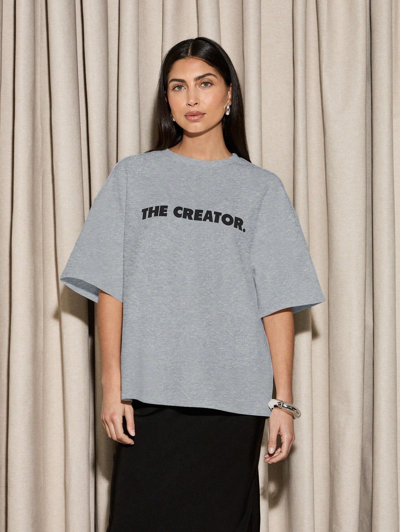 The Creator Oversized T-Shirt Streetwear Statement Piece Casual Designer Tee Urban