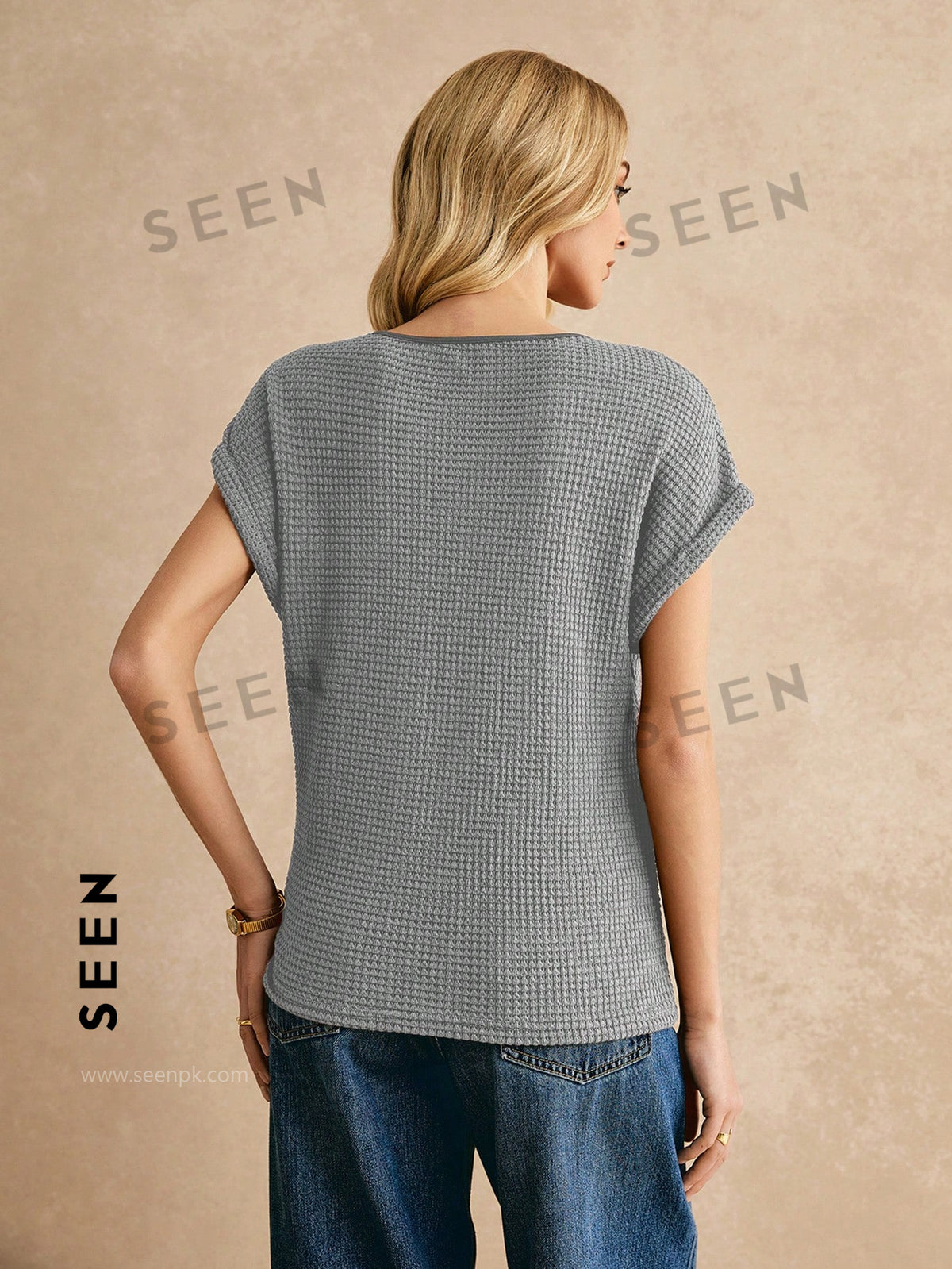 Women's Boho Heart Embroidered Batwing Tee