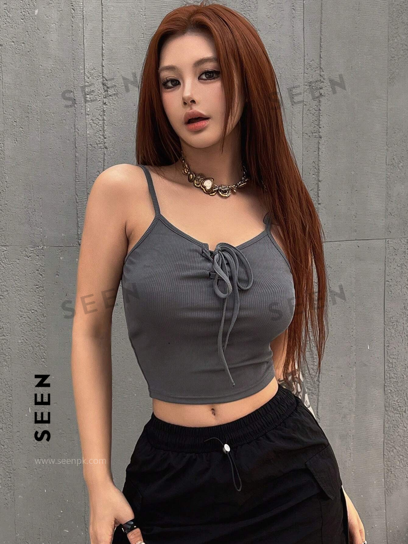 Women's Summer Crop Top With Straps