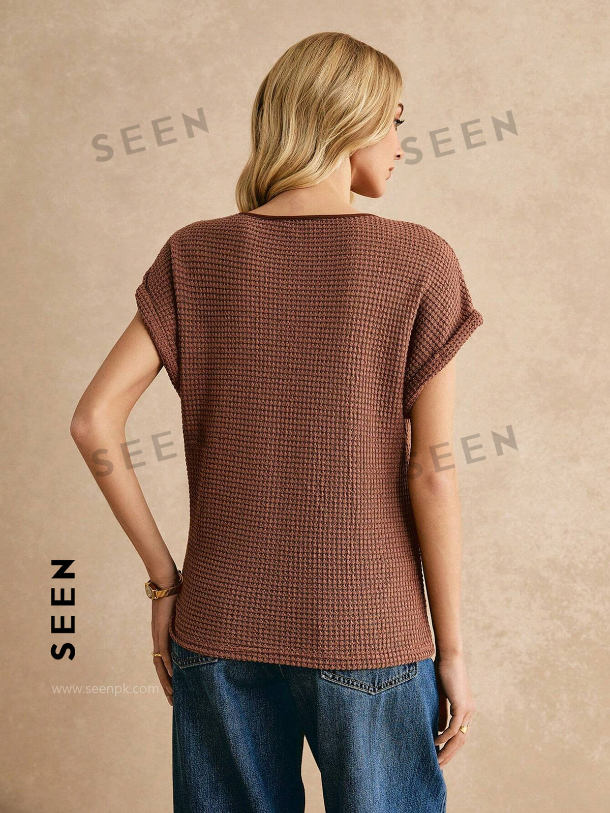 Women's Boho Heart Embroidered Batwing Tee