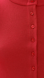 Ribbed Knit Cardigan - Stylish Solid Color T-Shirt with Full-Button Front and Ribbed Detailing, Perfect for Casual Wear