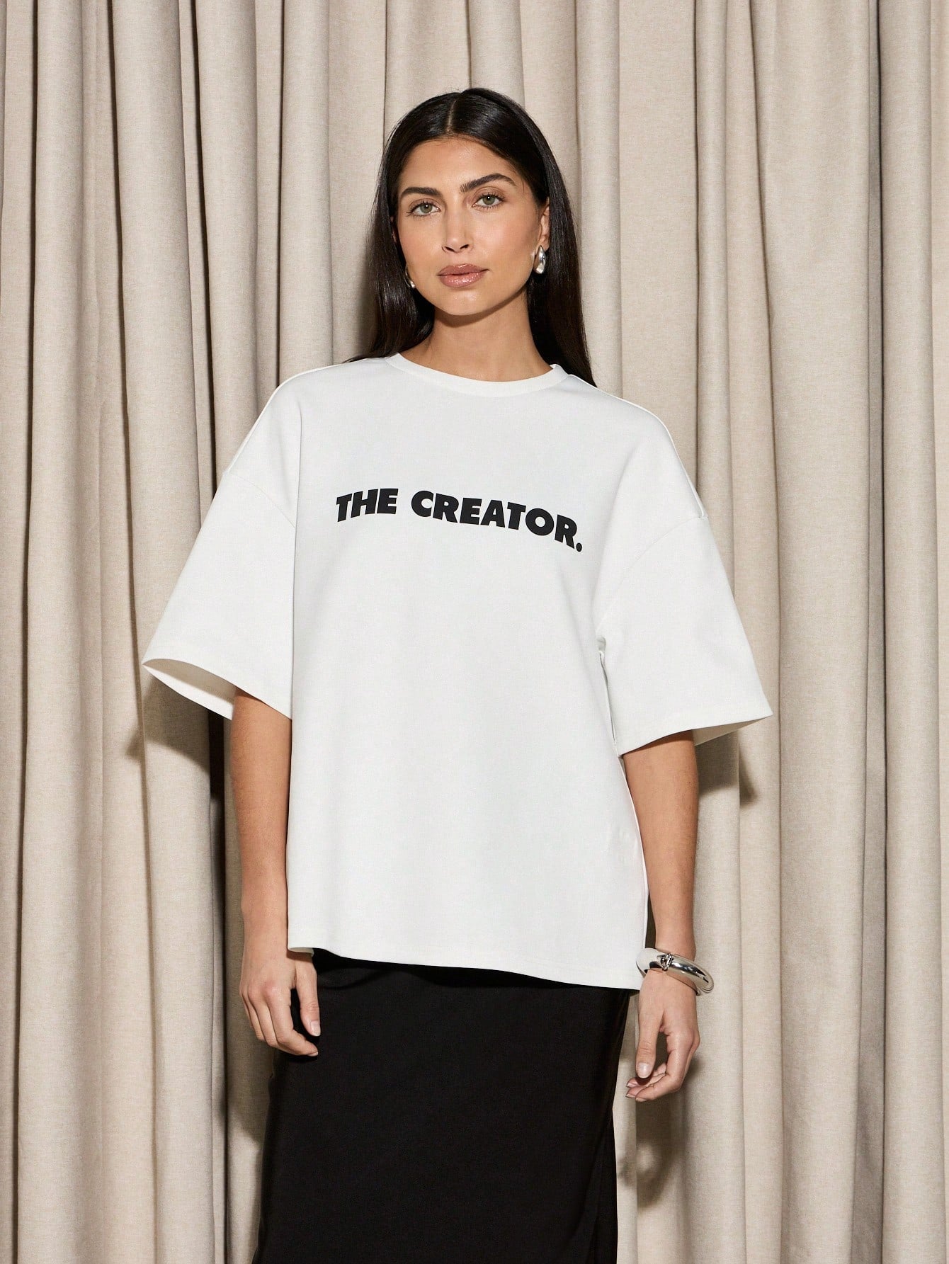 The Creator Oversized T-Shirt Streetwear Statement Piece Casual Designer Tee Urban