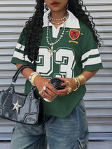 Casual Short Sleeve T-Shirt, Fashionable For Summer