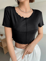 Lettuce Trim Crop Tee