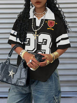 Casual Short Sleeve T-Shirt, Fashionable For Summer