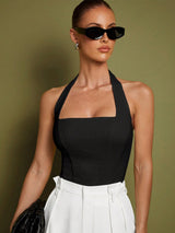 Strapless Sleeveless Camisole Old Money Style, Summer Outfits