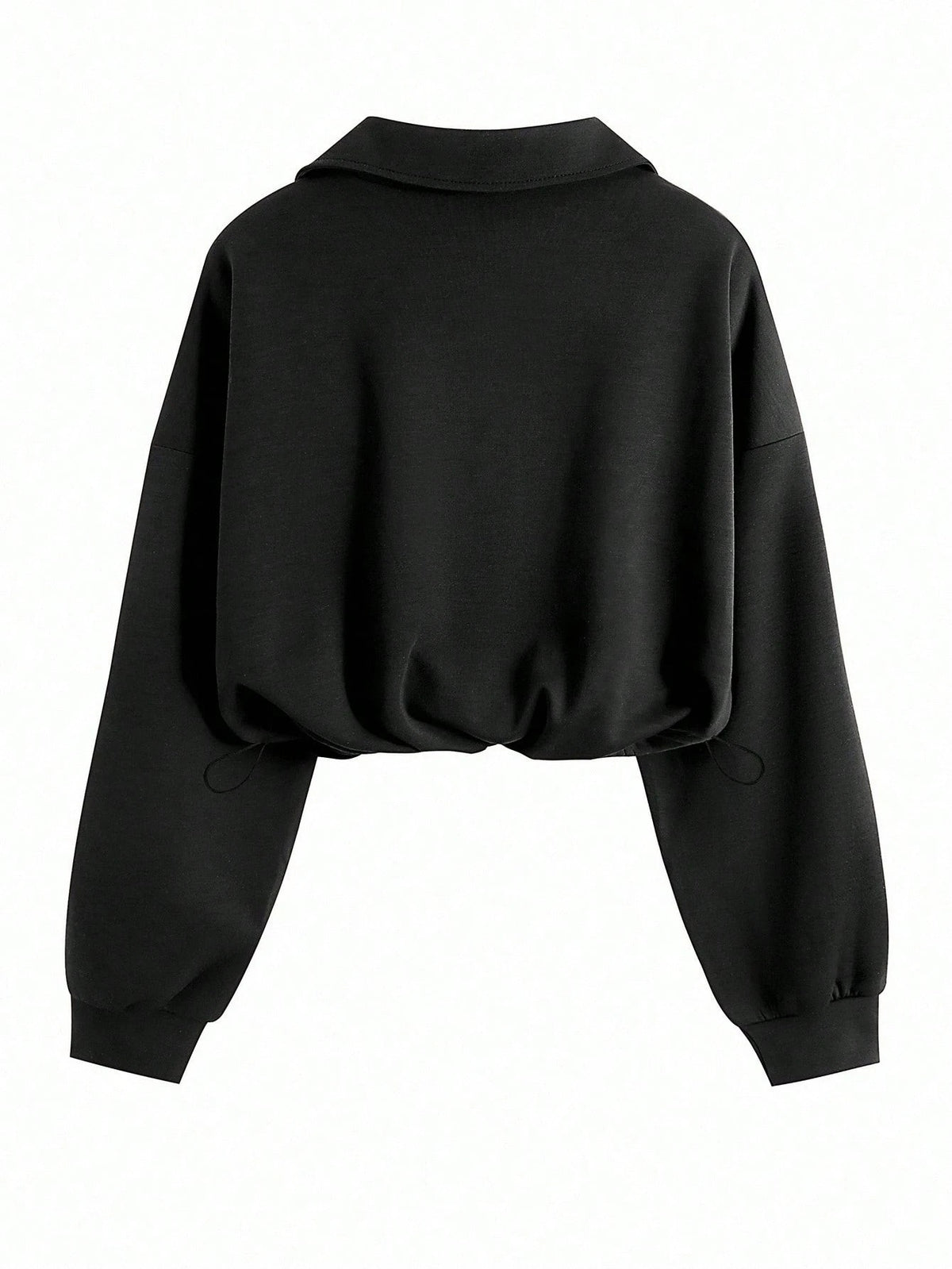 Women's Minimalist Oversized Half-Zip Sweatshirt