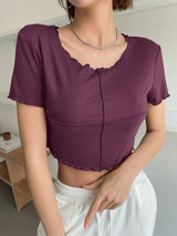 Lettuce Trim Crop Tee