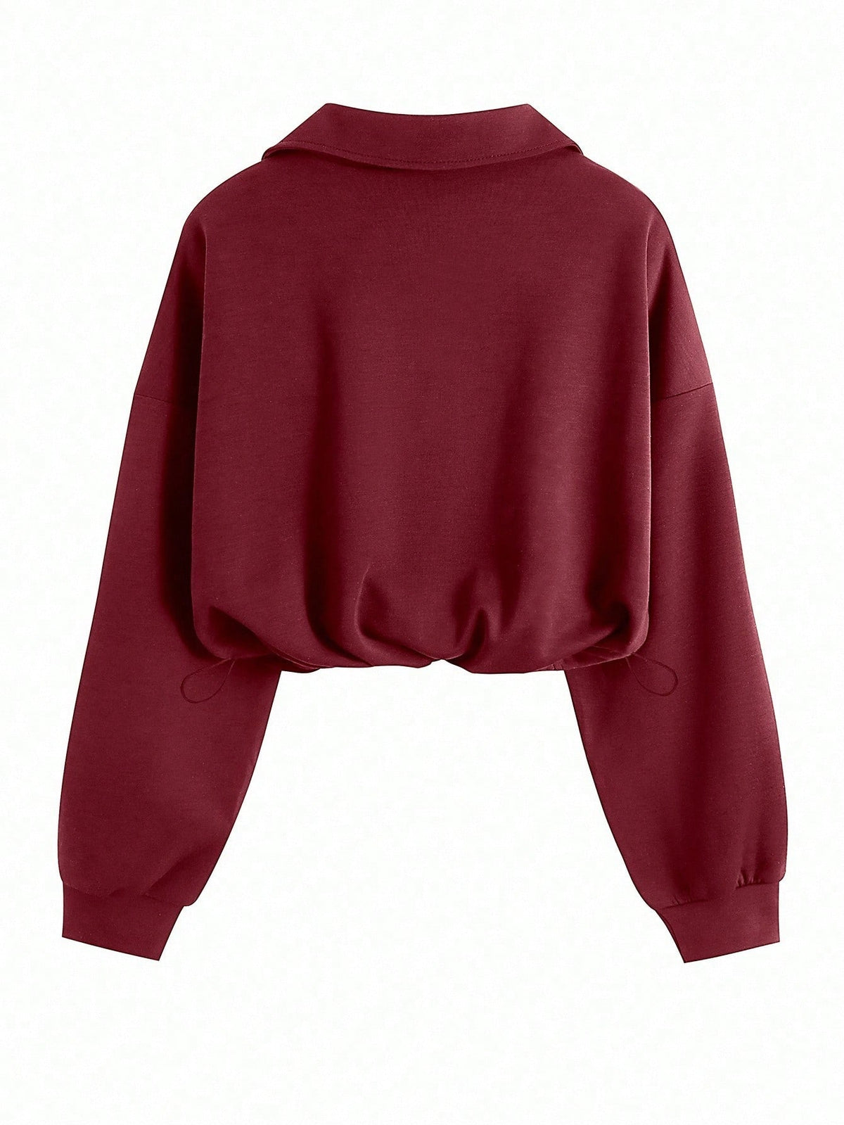 Women's Minimalist Oversized Half-Zip Sweatshirt