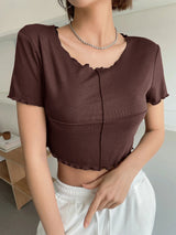 Lettuce Trim Crop Tee