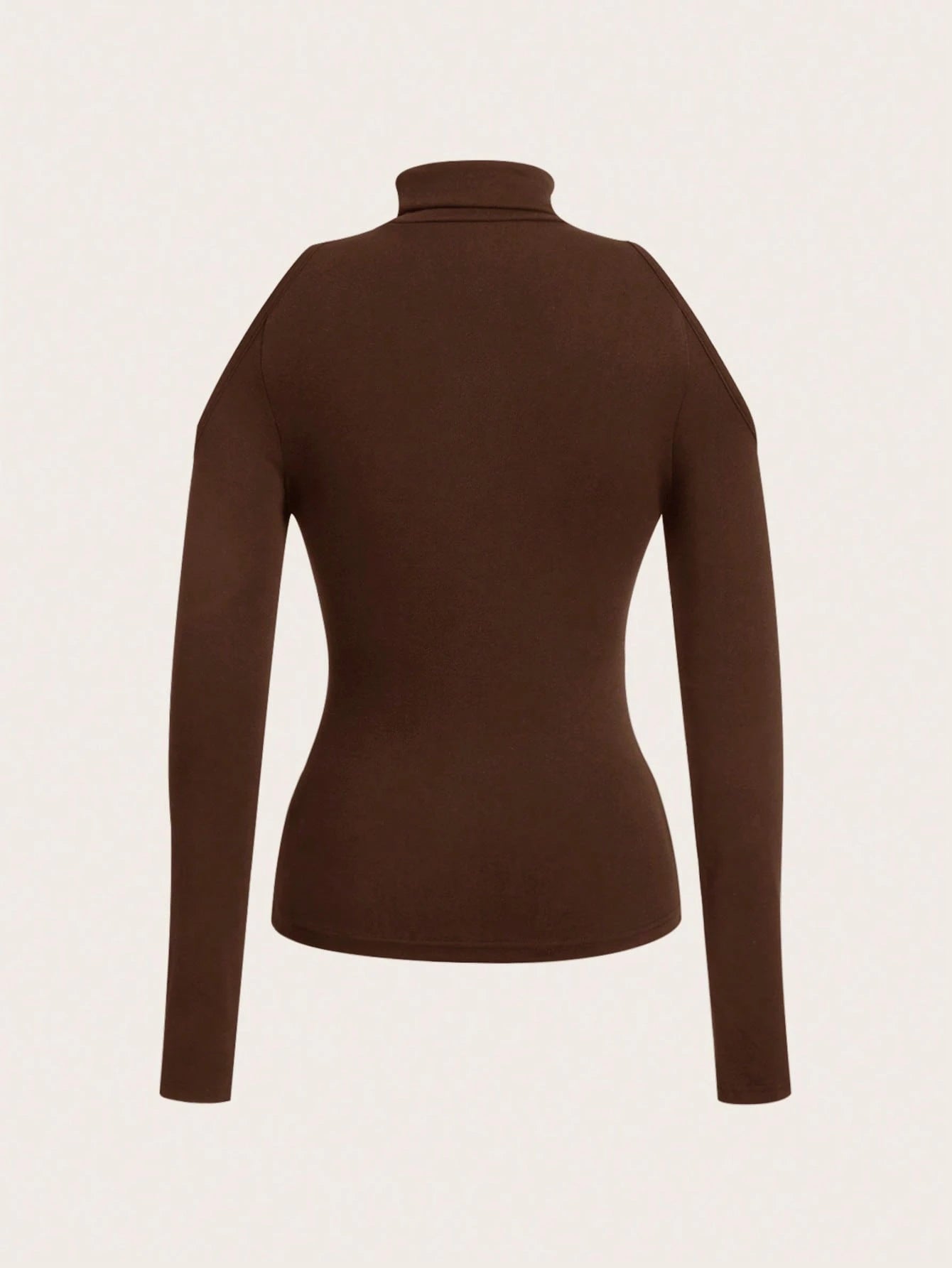 Casual Solid Color Versatile Outdoor Undershirt Hollow Out Long Sleeve Tight Fit T-Shirt