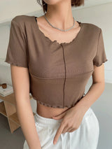 Lettuce Trim Crop Tee