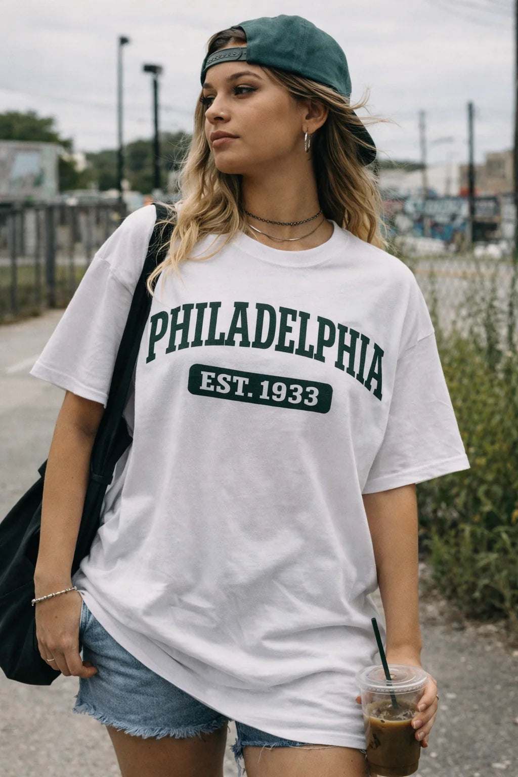 Philadelphia Football EST. 1933 Tee — Vintage City Arch Short Sleeve Shirt