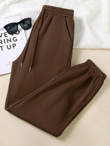 High Waisted Ripped Wide Leg Sweatpants