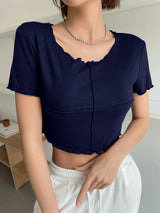 Lettuce Trim Crop Tee