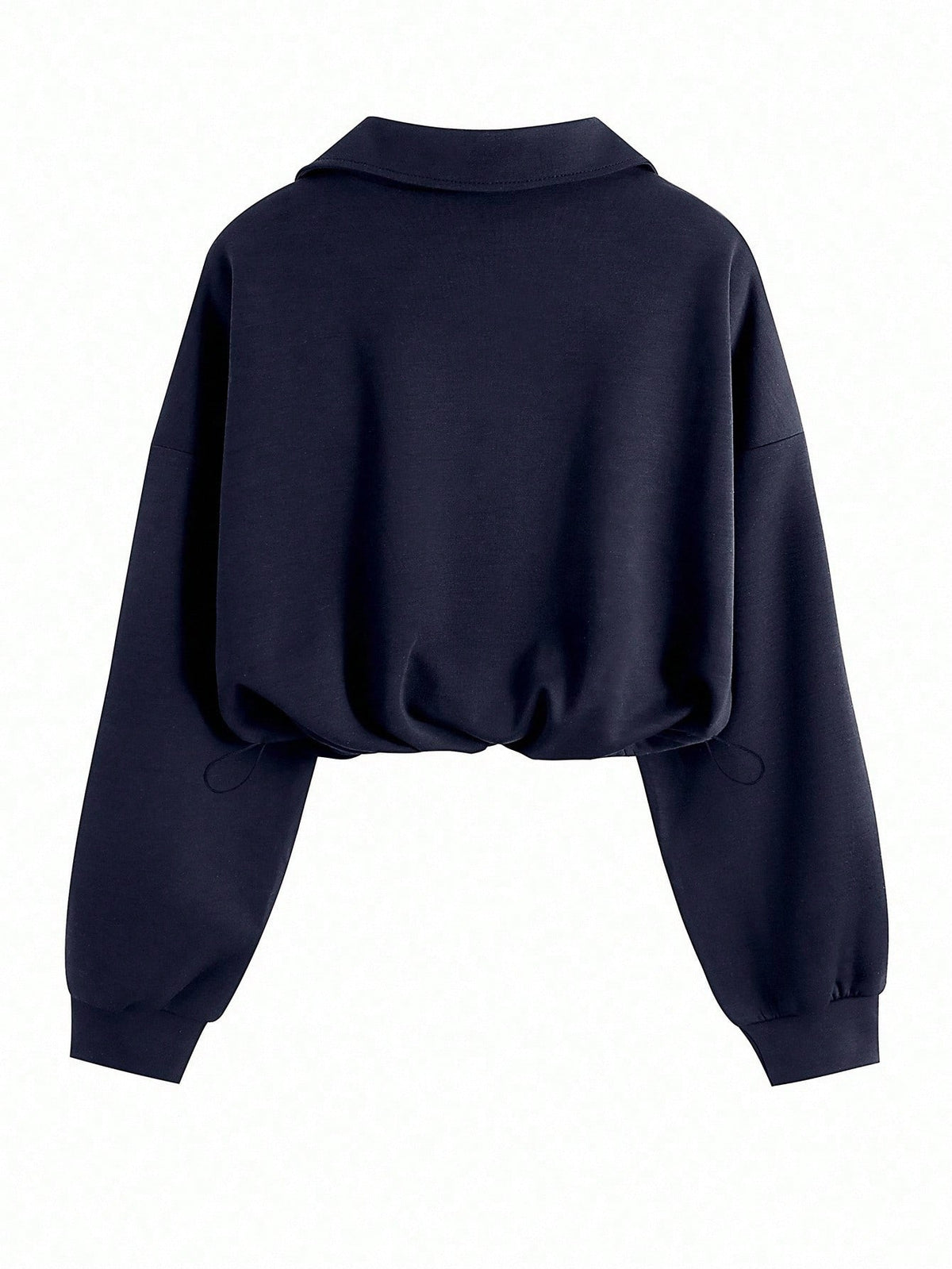 Women's Minimalist Oversized Half-Zip Sweatshirt