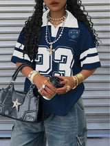 Casual Short Sleeve T-Shirt, Fashionable For Summer