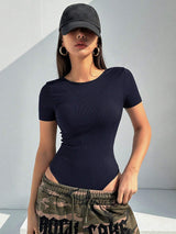 Wrap Short Sleeve Bodysuit