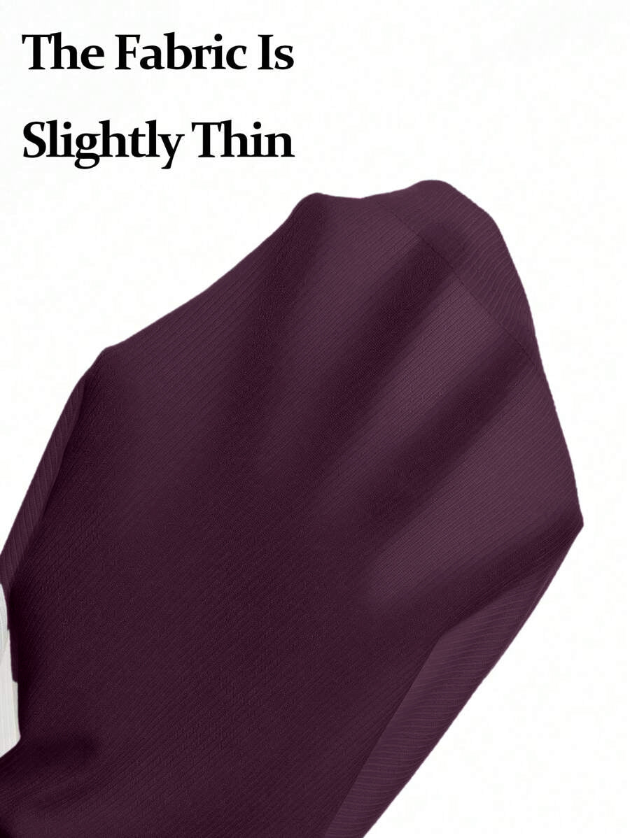 Casual Versatile Solid Color Knit Sports Tank Top