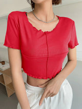Lettuce Trim Crop Tee