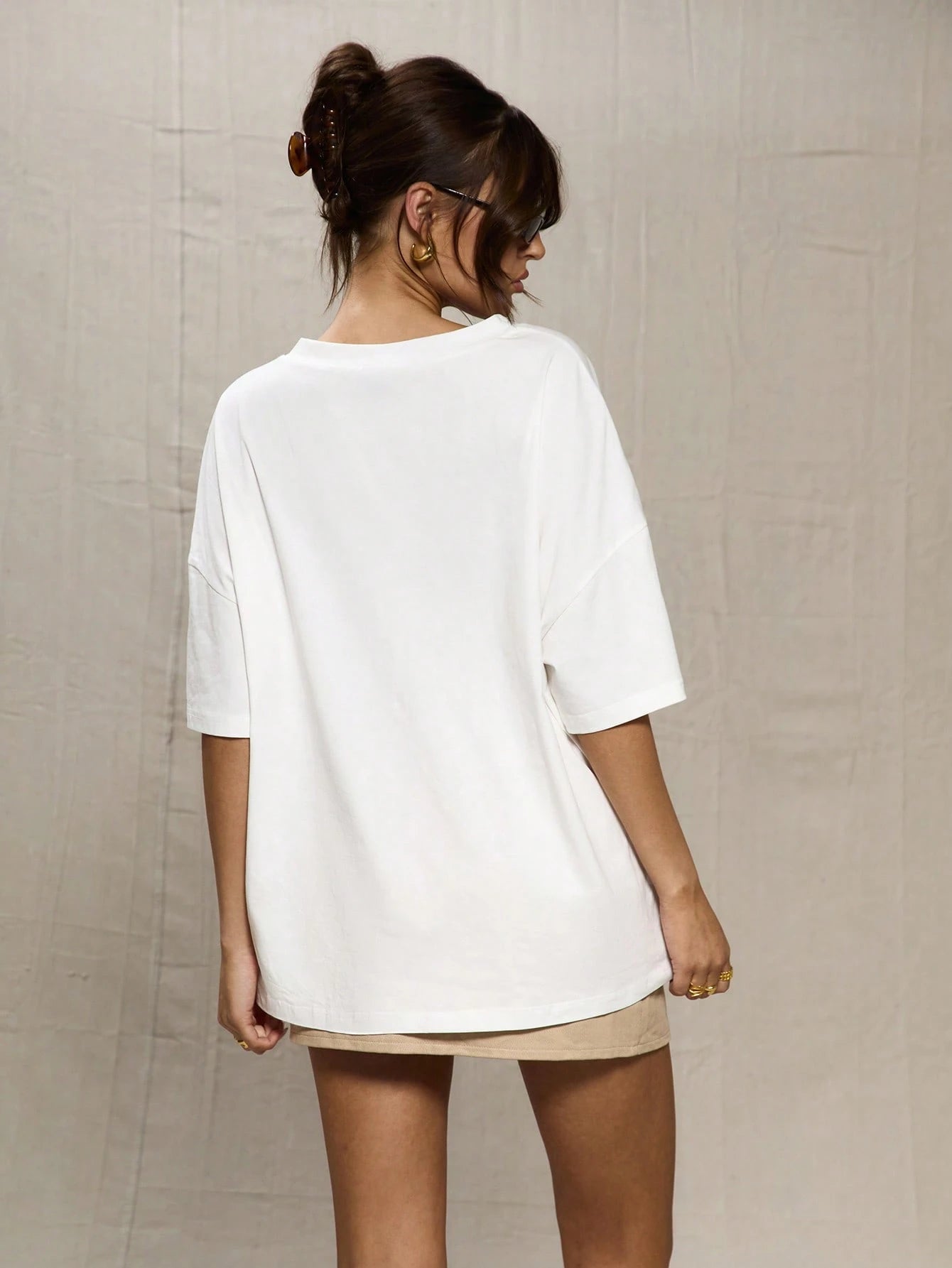 Oversized Baseball T-Shirt Casual Cute Graphic Tee