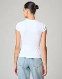 Ribbed Knit Cardigan - Stylish Solid Color T-Shirt with Full-Button Front and Ribbed Detailing, Perfect for Casual Wear